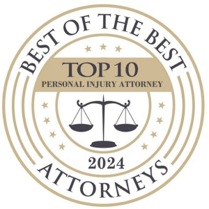 Best of the Best Top 10 Personal Injury Law Award