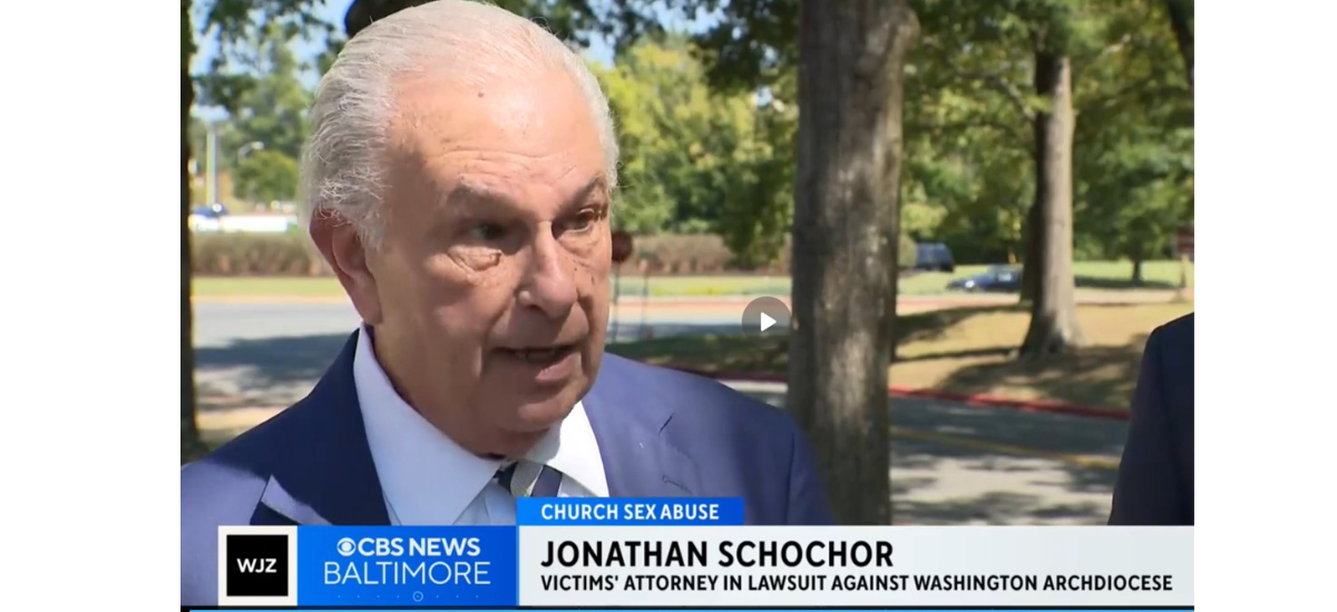 Jonathan Schochor spoke with WJZ TV’s Mike Hellgren about why it’s vital that justice for sex abuse victims across the state should be protected